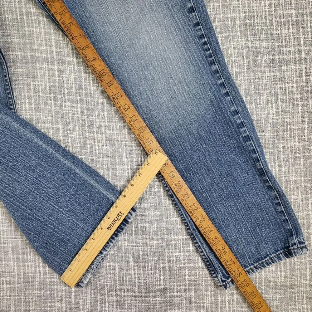 Levi's 511 Slim Fit Mid Rise Jeans Rugged Weight Blue Men's Tag 36x30 SEE DESC